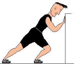 Stretching Calf Muscle